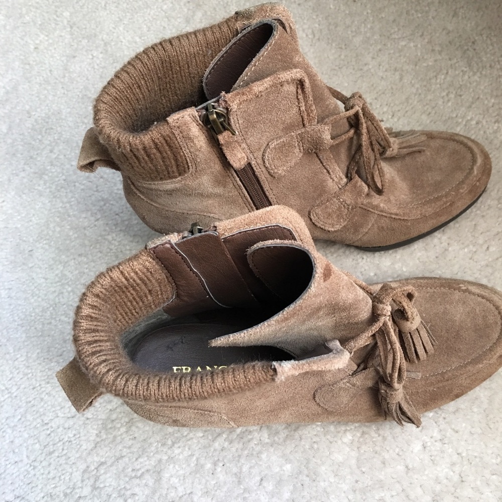 Franco sarto wedge booties